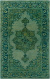 Mykonos Handmade Rug, by Surya, 1'6" length x 1'6" width thumbnail