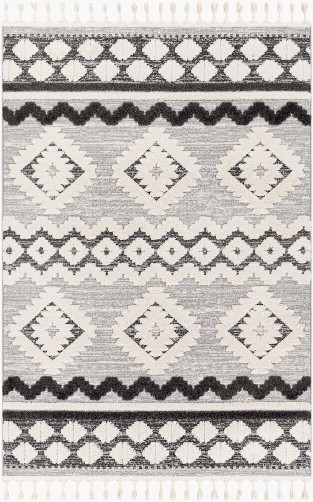 Nora Machine Woven Rug, by Surya, 1'3.75" length x 1'3.75" width