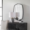 Duronia Black Iron Mirror, by Uttermost, 22.25" width x 36.13" height x 1.75" depth thumbnail 2