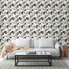 Lady Slipper Gold & Grey Wallpaper, by York Wall, 27' length x 2'3" width x 0.02" depth thumbnail 3