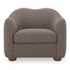 Bria Accent Chair Brown, by Moe's Home, 34.6" width x 29.6" height x 33.5" depth thumbnail 1
