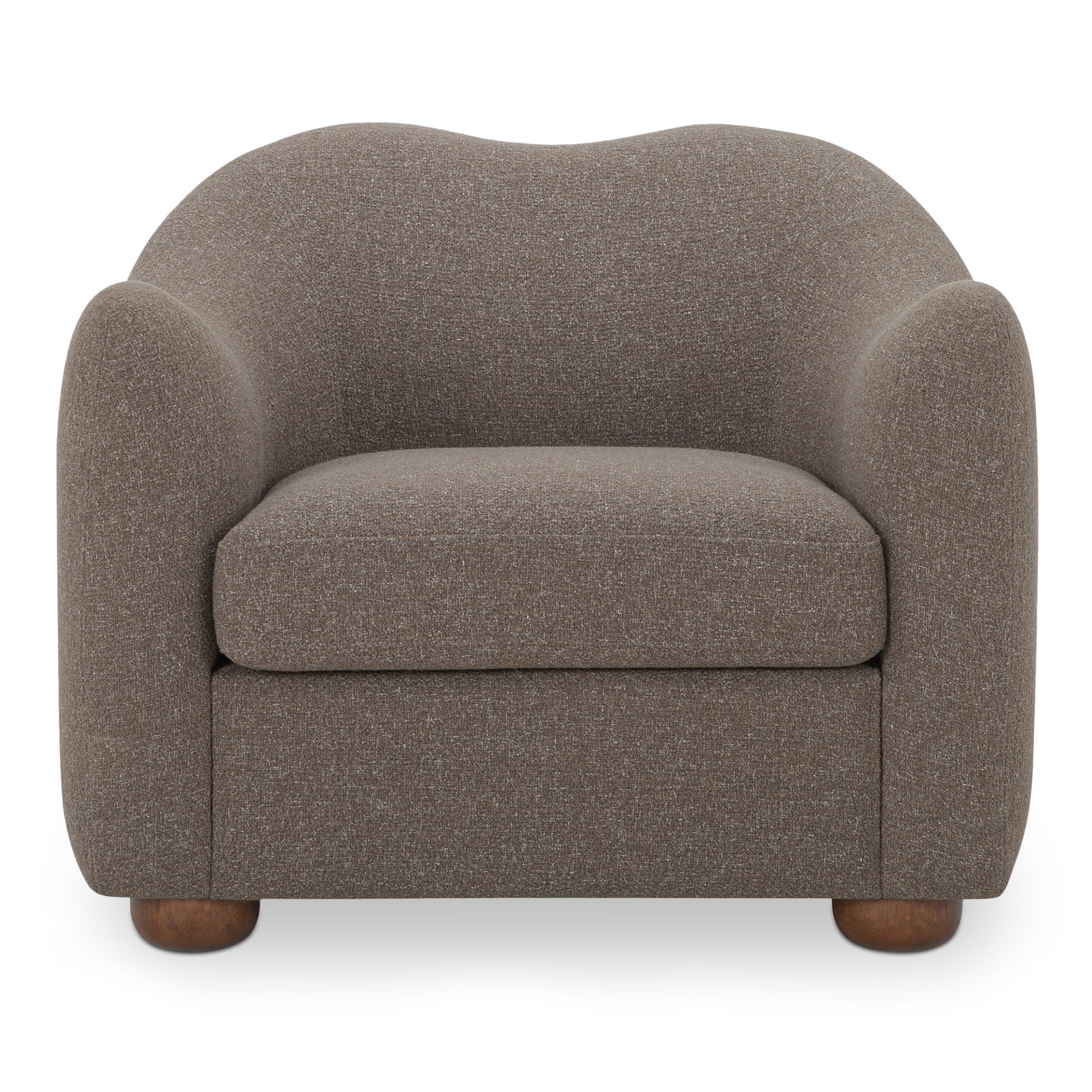 Bria Accent Chair Brown large image 