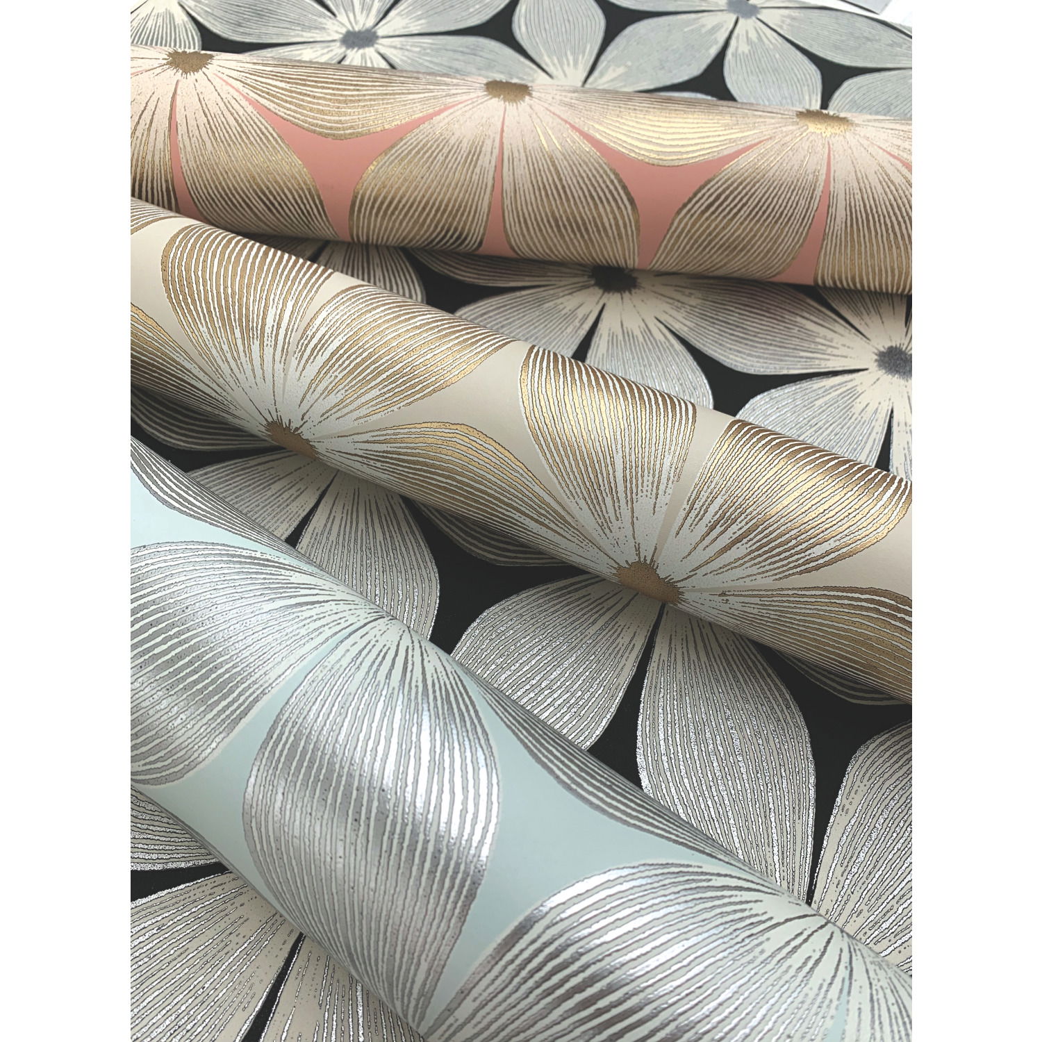 Everlasting Beige & Gold Wallpaper, by York Wall, 33' length x 1'9" width x 0.02" depth View 3