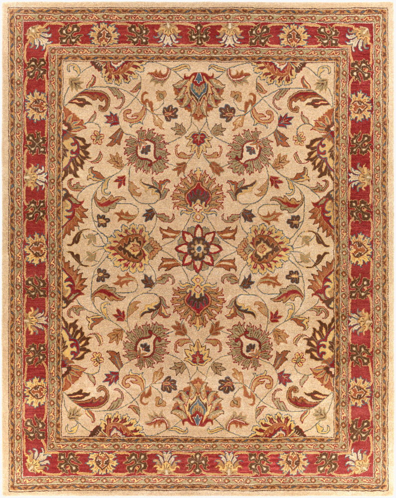 Caesar Handmade Rug, by Surya, 9'6" length x 7'6" width