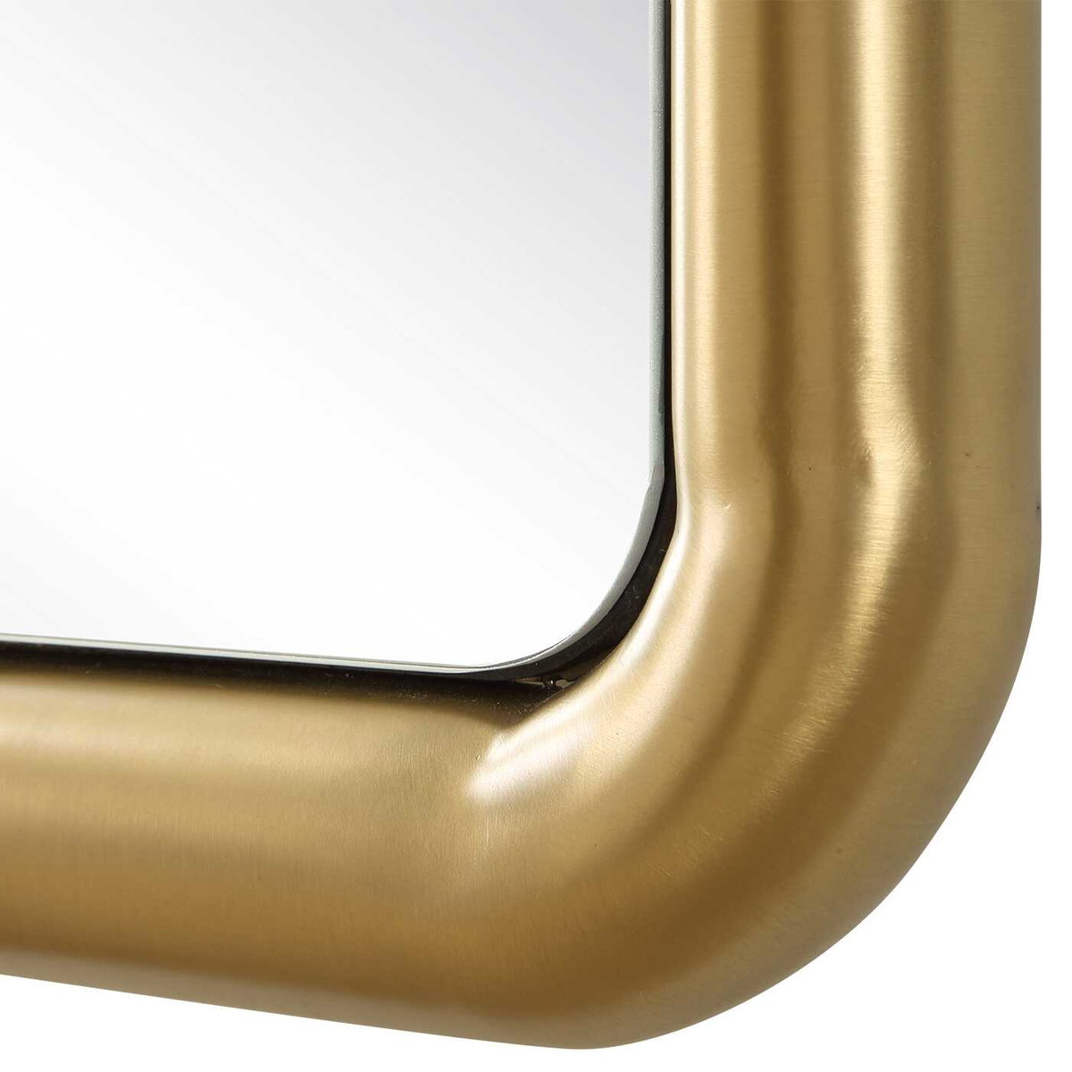 Atkinson Modern Brass Mirror, by Uttermost, 29" width x 41" height x 2" depth View 5