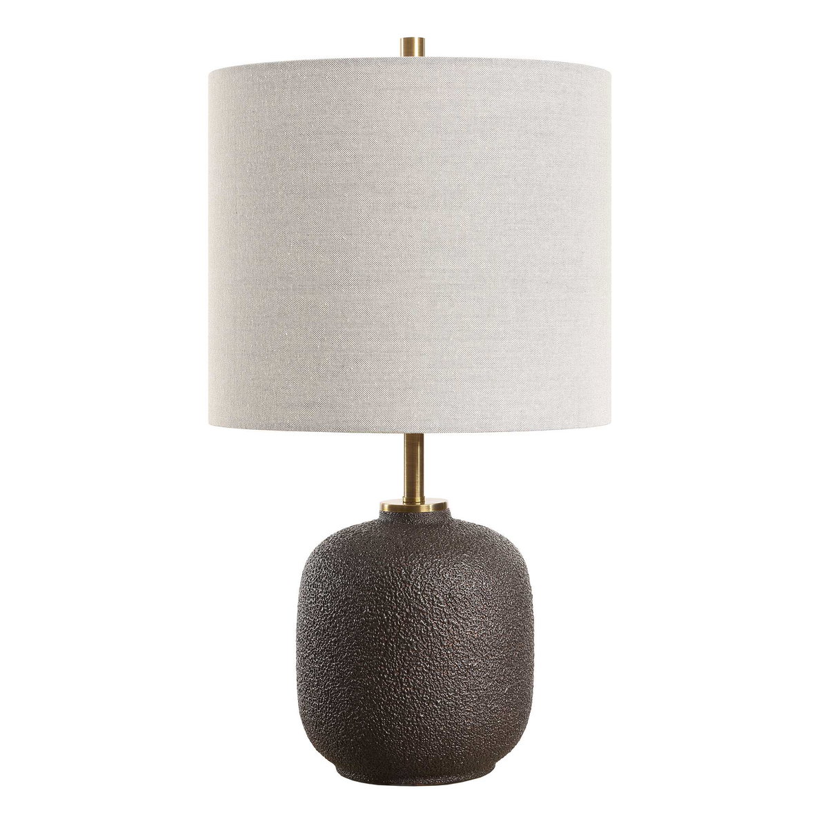 Blacktop Textured Buffet Lamp, Table Lamp by Uttermost, 12" width x 21.5" height x 12" depth View 5