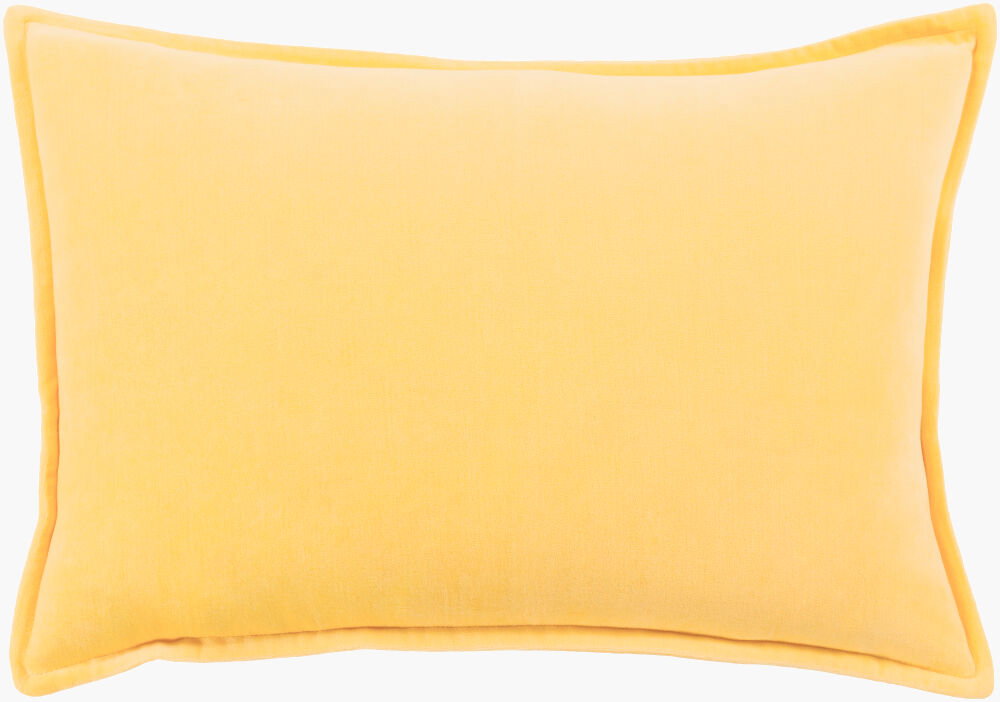 Cotton Velvet Lumbar Pillow, Decorative Pillow by Surya, 13" length x 19" width
