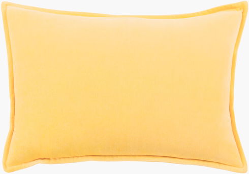 Cotton Velvet Lumbar Pillow