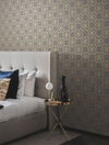 Serendipity Grey & Gold Metallic Wallpaper thumbnail 2