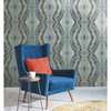 Kaleidoscope Blue Wallpaper, by York Wall, 27' length x 2'3" width x 0.02" depth thumbnail 7