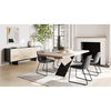 Instinct Dining Table Natural, by Moe's Home, 79" width x 30" height x 39.5" depth thumbnail 4