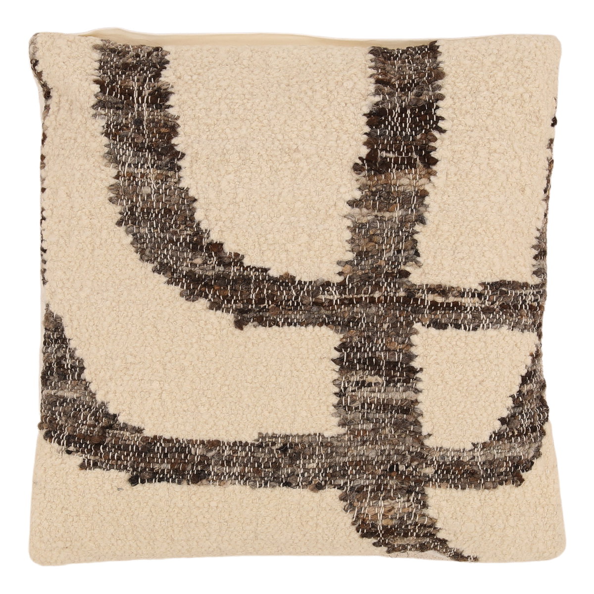 Garin Pillow Charcoal, Decorative Pillow by Dovetail, 20" width x 20" height x 7" depth View 1