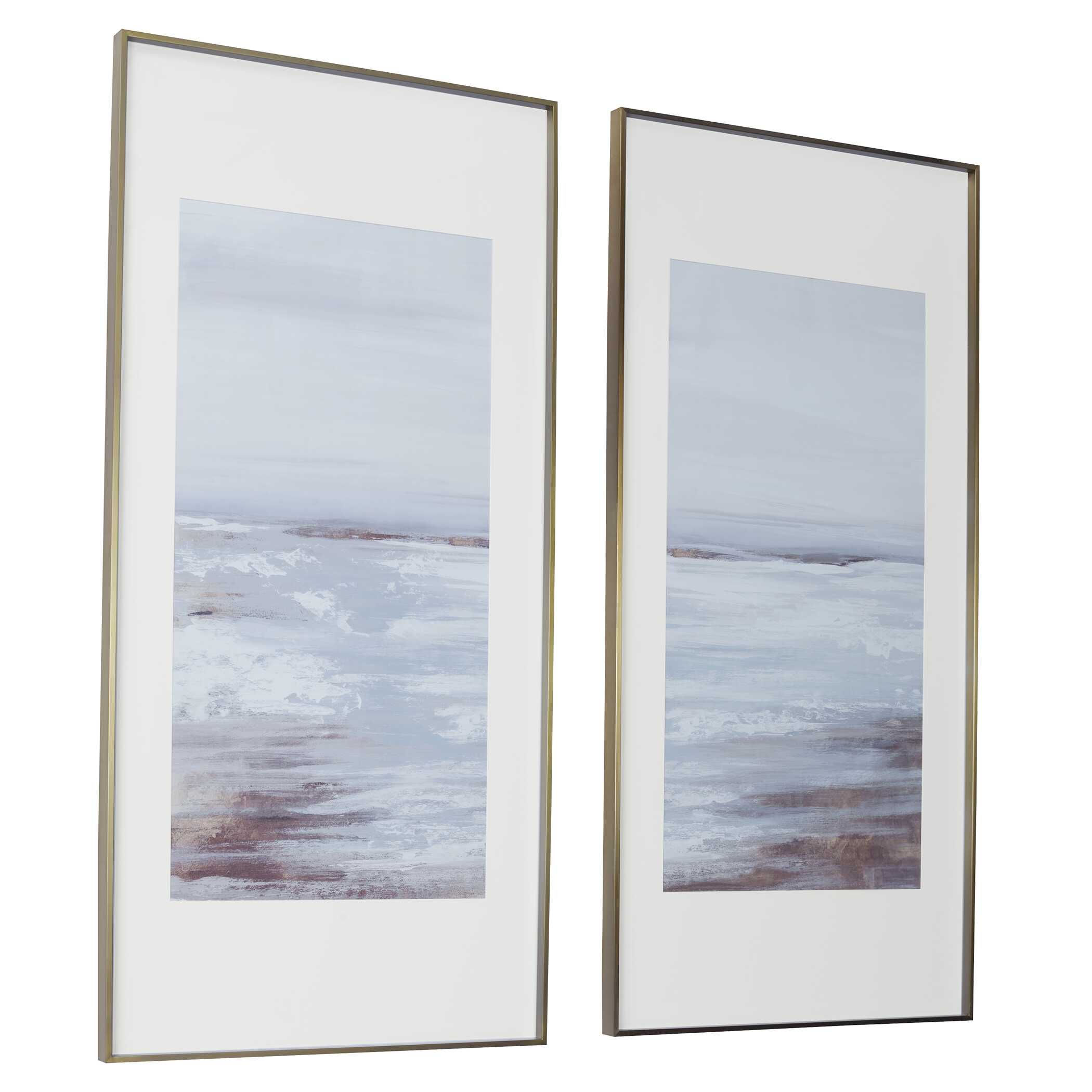Coastline Framed Prints Set/2, Painting by Uttermost, 27.5" width x 57.5" height x 2" depth View 5