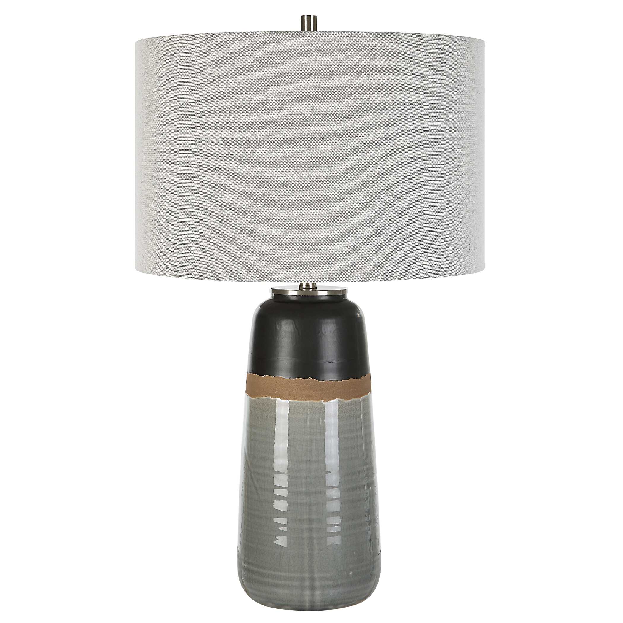 Coen Gray Table Lamp large image 