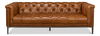 Cube Sofa, Sofas & Sectional by Sarreid, 88" length x 35" width x 29" height thumbnail 2