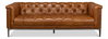 Cube Sofa, by Sarreid, 2'11" length x 7'4" width x 2'5" height thumbnail 2