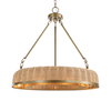 Ladakh 9 Light Round Wicker Pendant, Ceiling Light by Uttermost, 28" width x 27" height x 28" diameter thumbnail 1