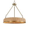 Ladakh 9 Light Round Wicker Pendant, by Uttermost, 28" width x 27" height x 28" diameter thumbnail 1