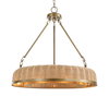 Ladakh 9 Light Round Wicker Pendant, by Uttermost, 28" width x 27" height x 28" diameter thumbnail 1