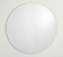 Online Designer Bathroom Rienne Frameless Round Wall Mirror - 60''