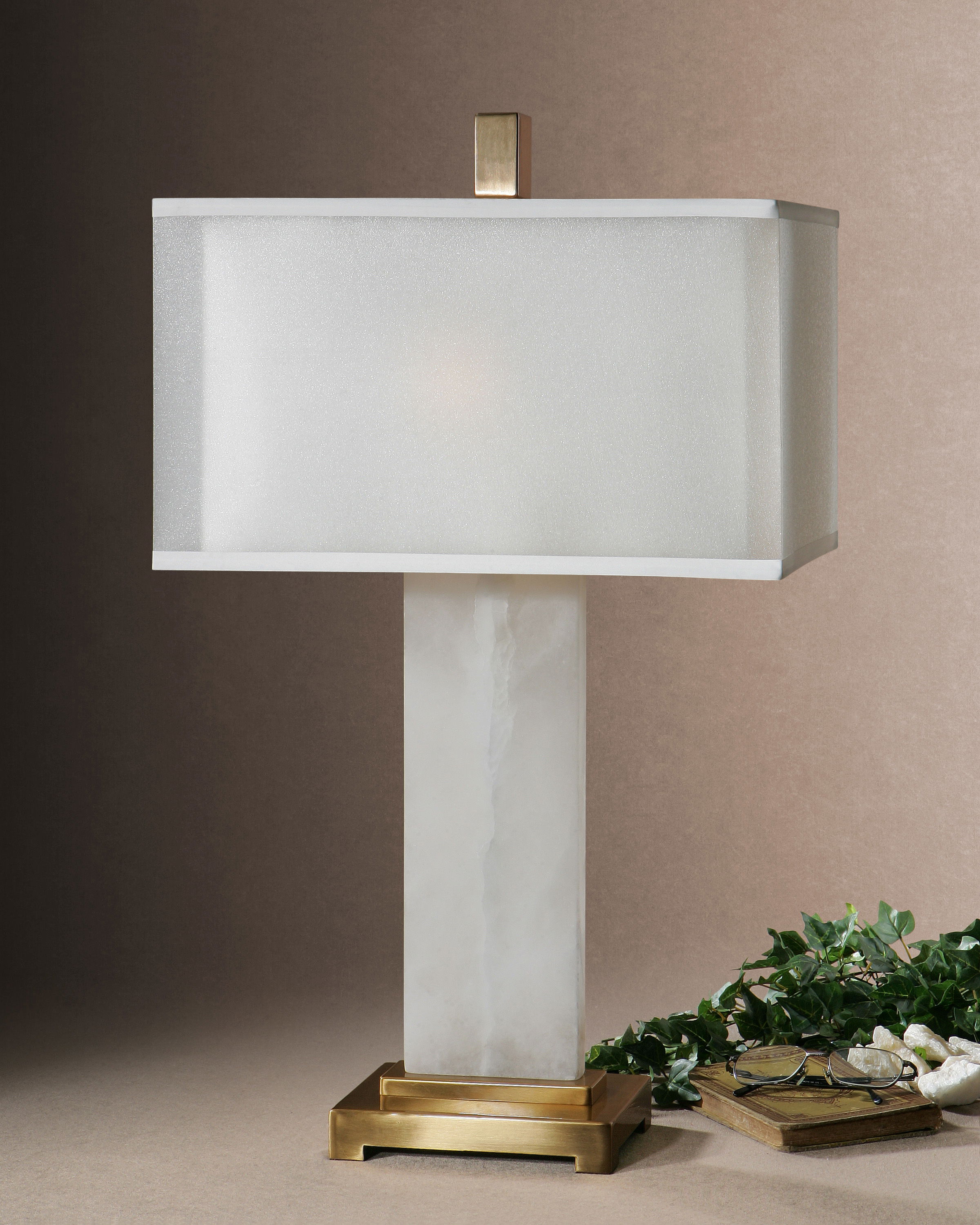 Athanas Alabaster Lamp large image 