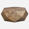 Volker Honey Coffee Table, Furniture by Uttermost, 48" width x 18" height x 43.8" depth thumbnail 1