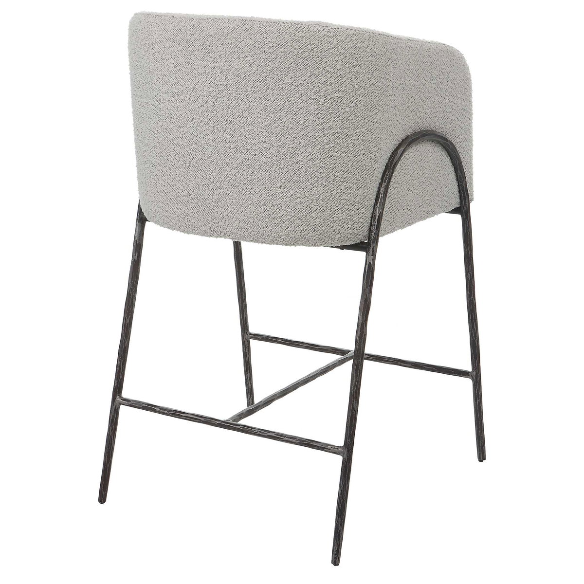 Jacobsen Gray 27' Counter Stool, Counter & Bar Stool by Uttermost, 23" width x 38.5" height x 23" depth View 7