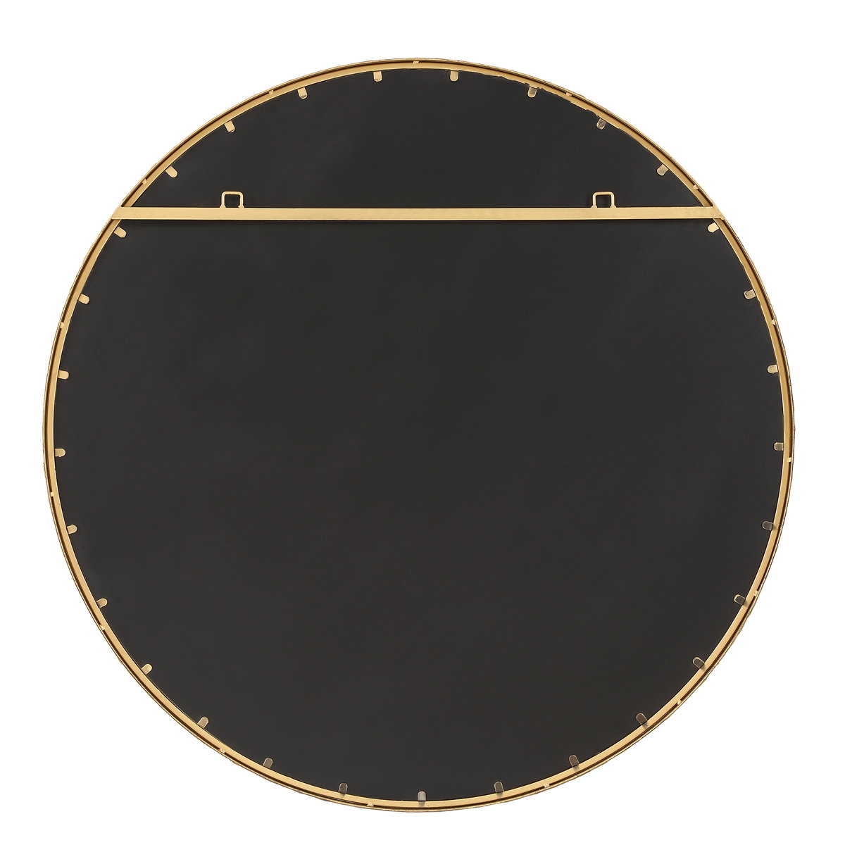 Sutton Aged Gold Round Mirror, by Uttermost, 47.25" width x 47.25" height x 1.5" depth View 7