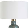 Dauphine Cracked Teal Table Lamp thumbnail 4