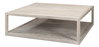Camden Bungalow Cocktail Table, by Sarreid, 5' length x 5' width x 1'6" height thumbnail 1
