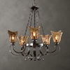 Vetraio 5Lt Oil Rubbed Bronze Chandelier thumbnail 0