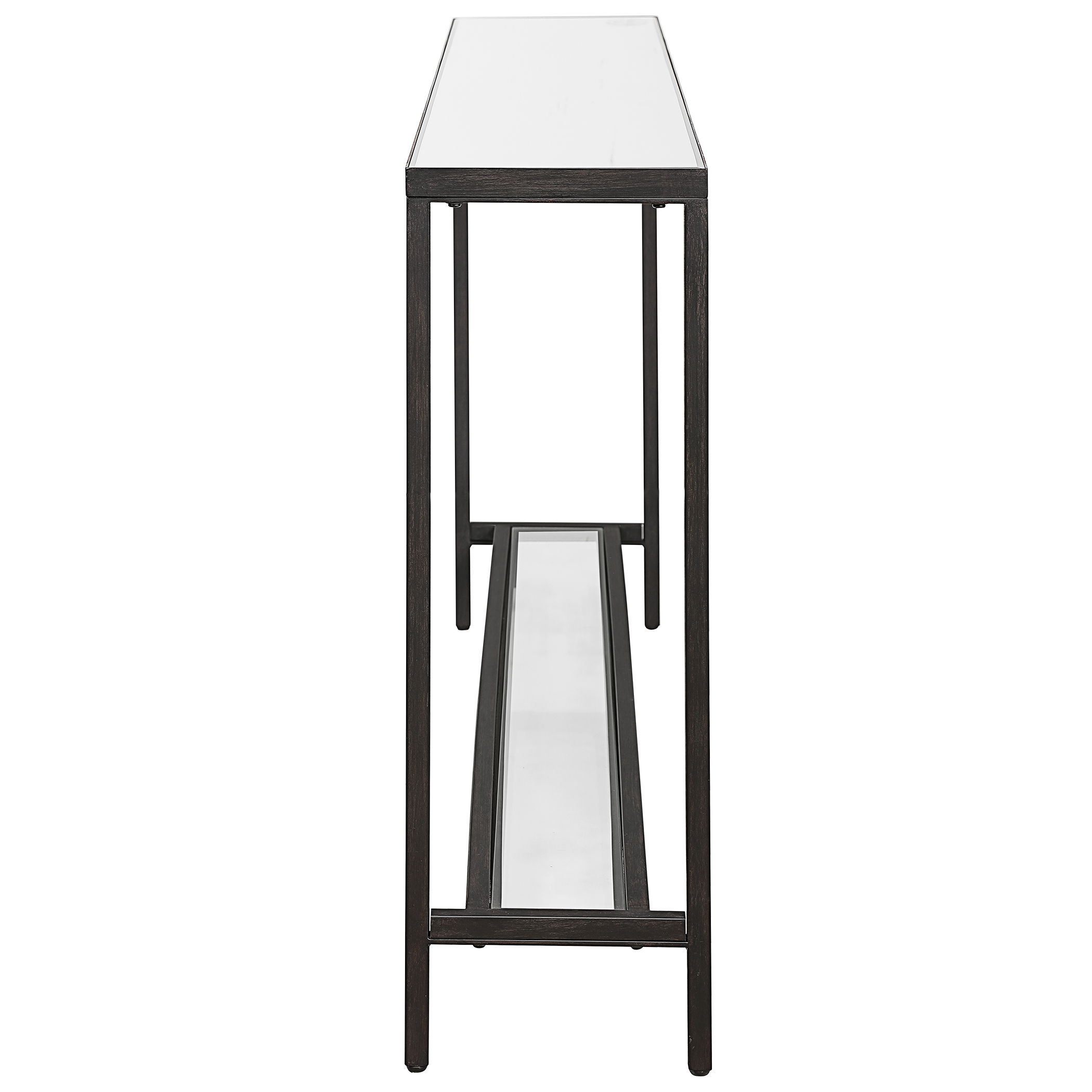 Hayley Black Console Table large image 