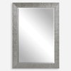 Tarek Silver Mirror, by Uttermost, 2'5.87" width x 3'5.87" height x 0.87" depth thumbnail 1