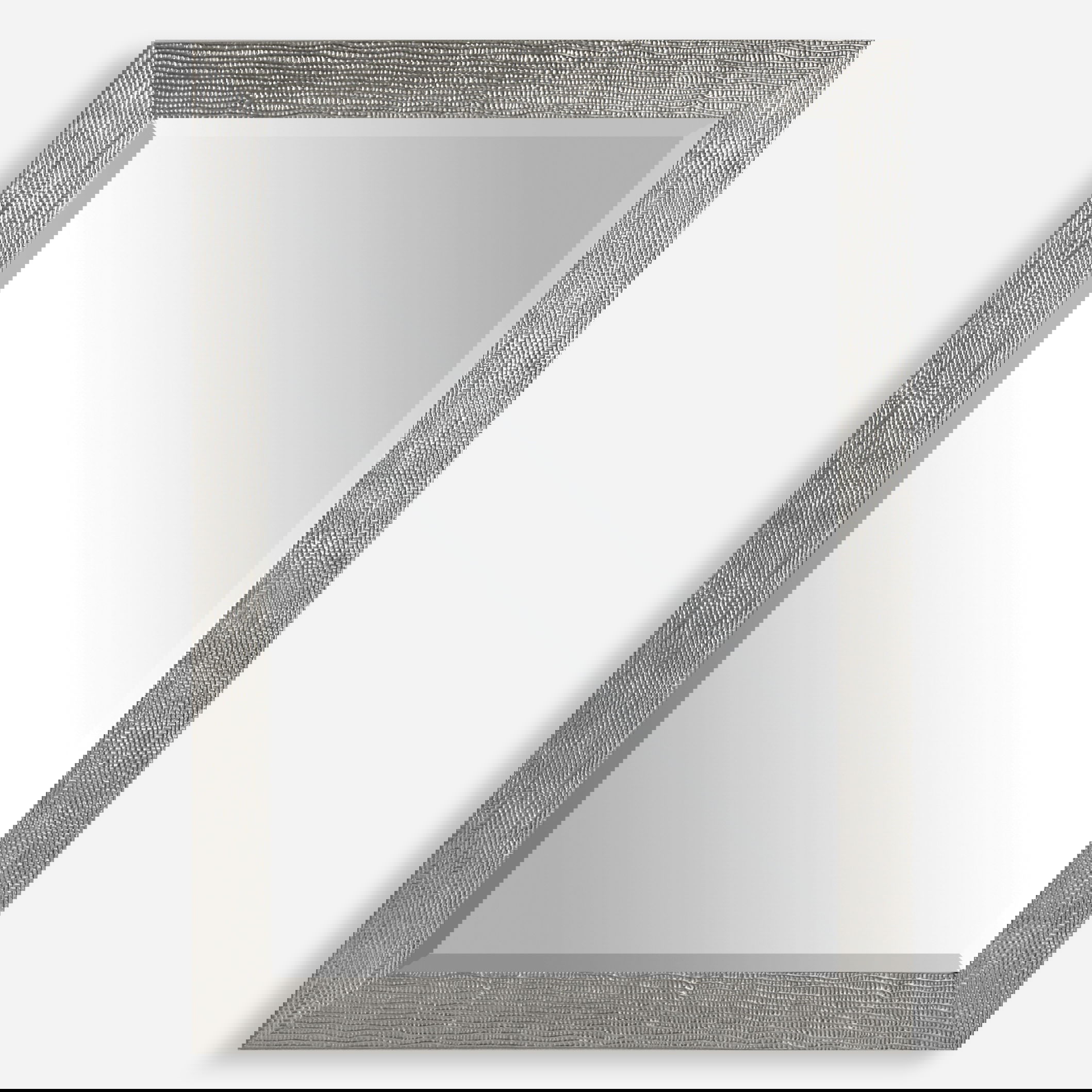 Tarek Silver Mirror, by Uttermost, 29.87" width x 41.87" height x 0.87" depth View 1