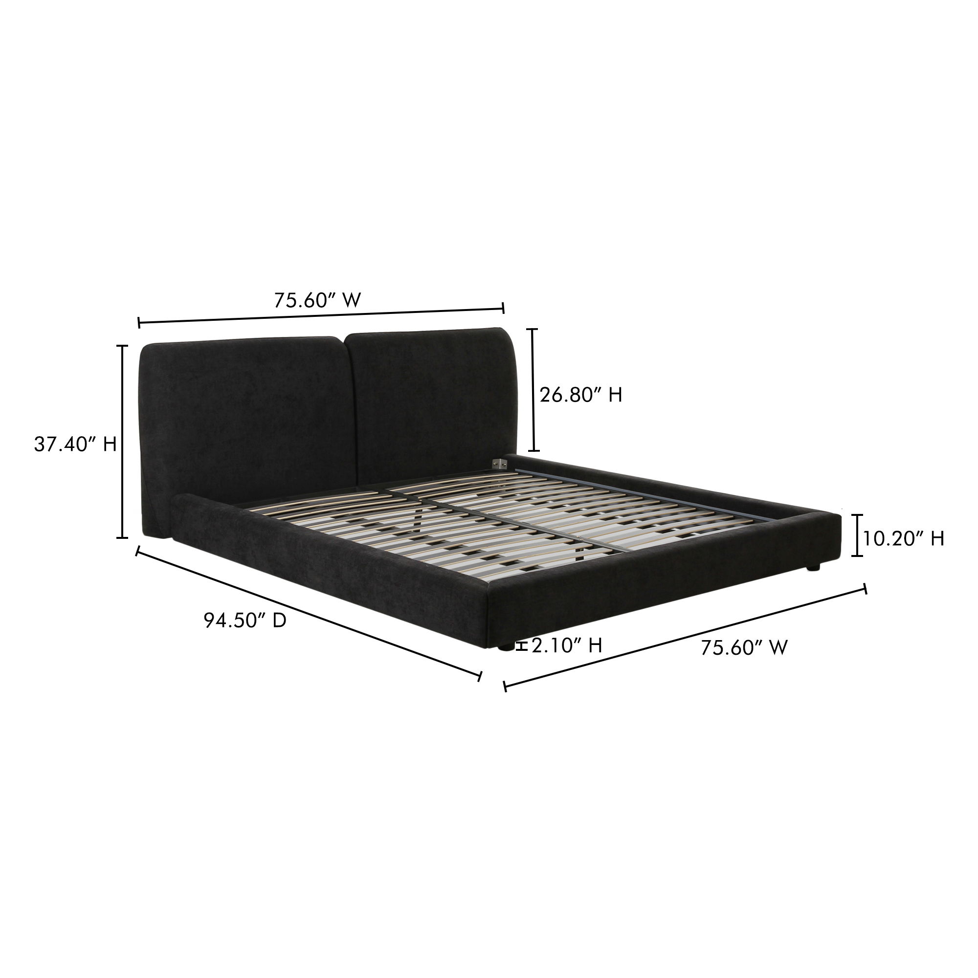 Zeppelin Queen Bed large image 