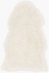 Sheepskin Handmade Rug, by Surya, 3' length x 2' width thumbnail