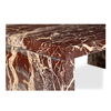 Rosa Coffee Table Rosso Levanto Marble, by Moe's Home, 40" width x 16" height x 30" depth thumbnail 3