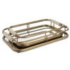 Rosea Brushed Gold Trays Set/2, Decorative Tray by Uttermost, 19.5" width x 3" height x 11" depth thumbnail 5