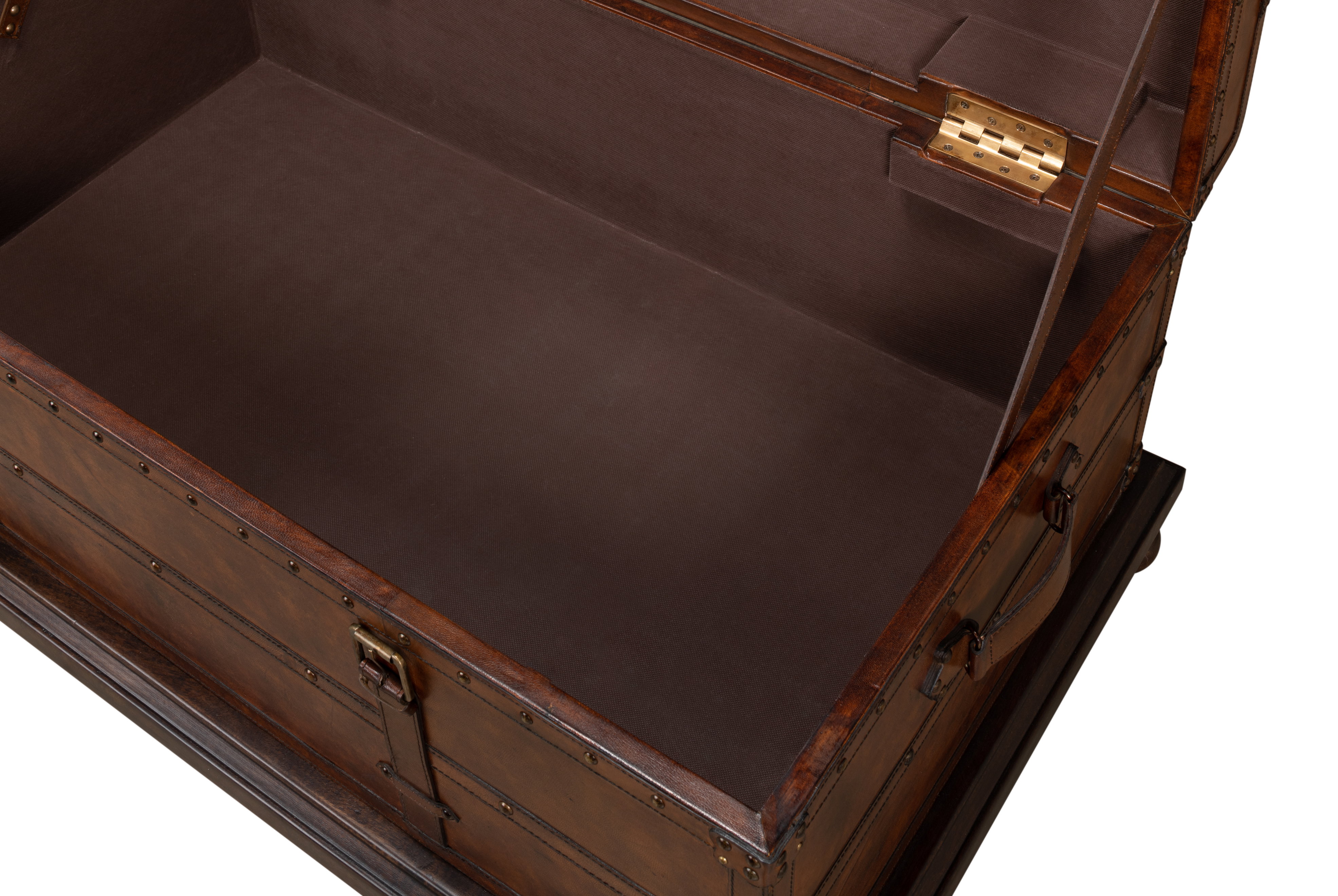 Laramie Trunk Coffee Table, by Sarreid, 43" length x 26" width x 20" height View 4