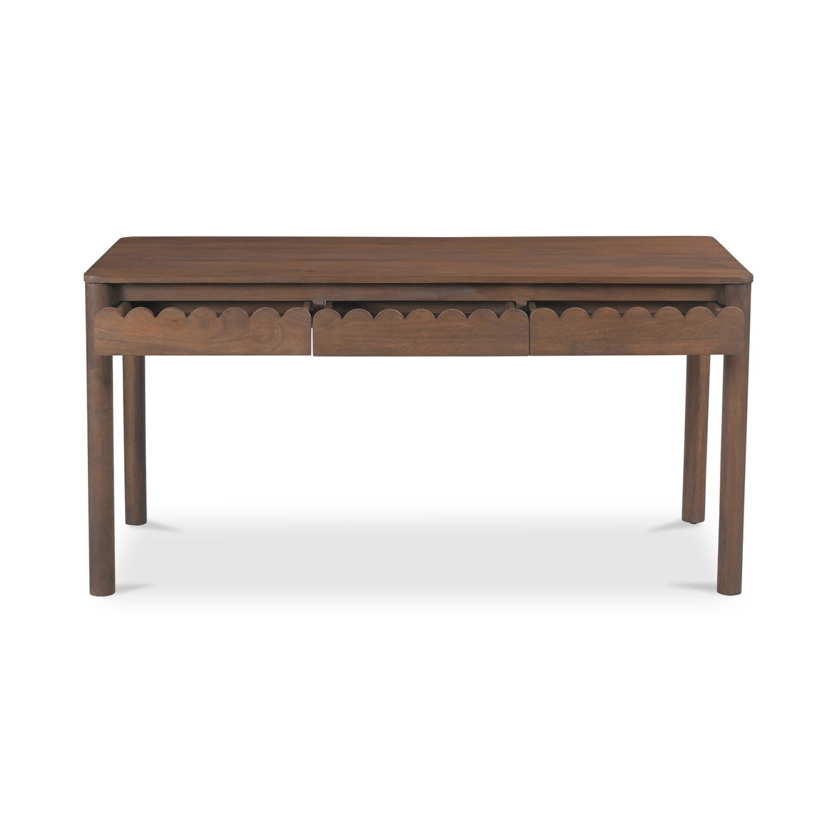 Wiley Desk Vintage Brown, by Moe's Home, 60.25" width x 30" height x 24" depth View 4