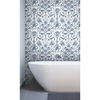 Deep Sea Toile Blue Wallpaper thumbnail 3
