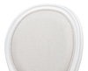 Hugo Oval Side Chair  Cortina White, by Sarreid, 1'11" length x 1" width x 3'2" height thumbnail 3