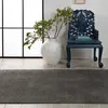 Rectangle Easton Solid Color Hand Loomed Wool Area Rug in Gray thumbnail 1
