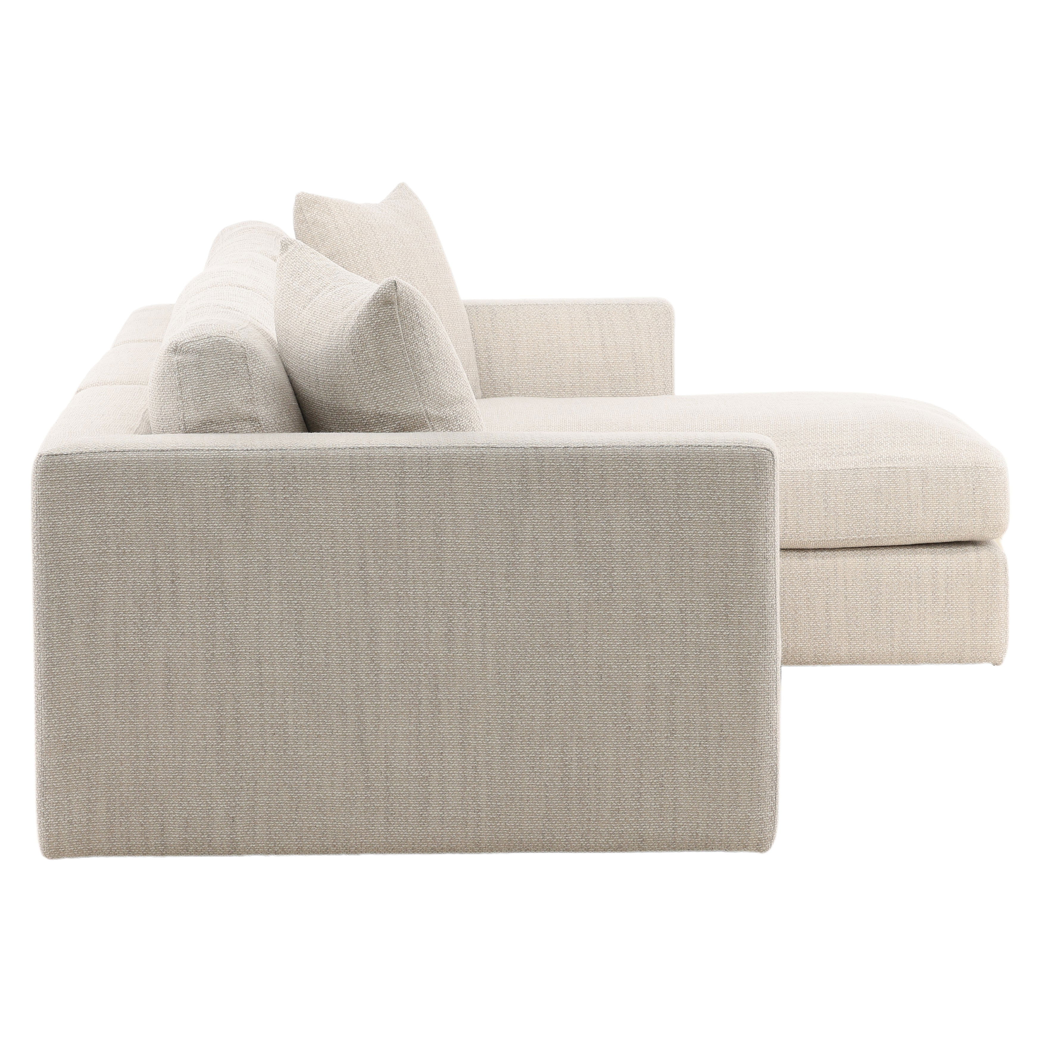 Erica Chaise Sectional Taupe Erica Chaise Sectional Taupe large image