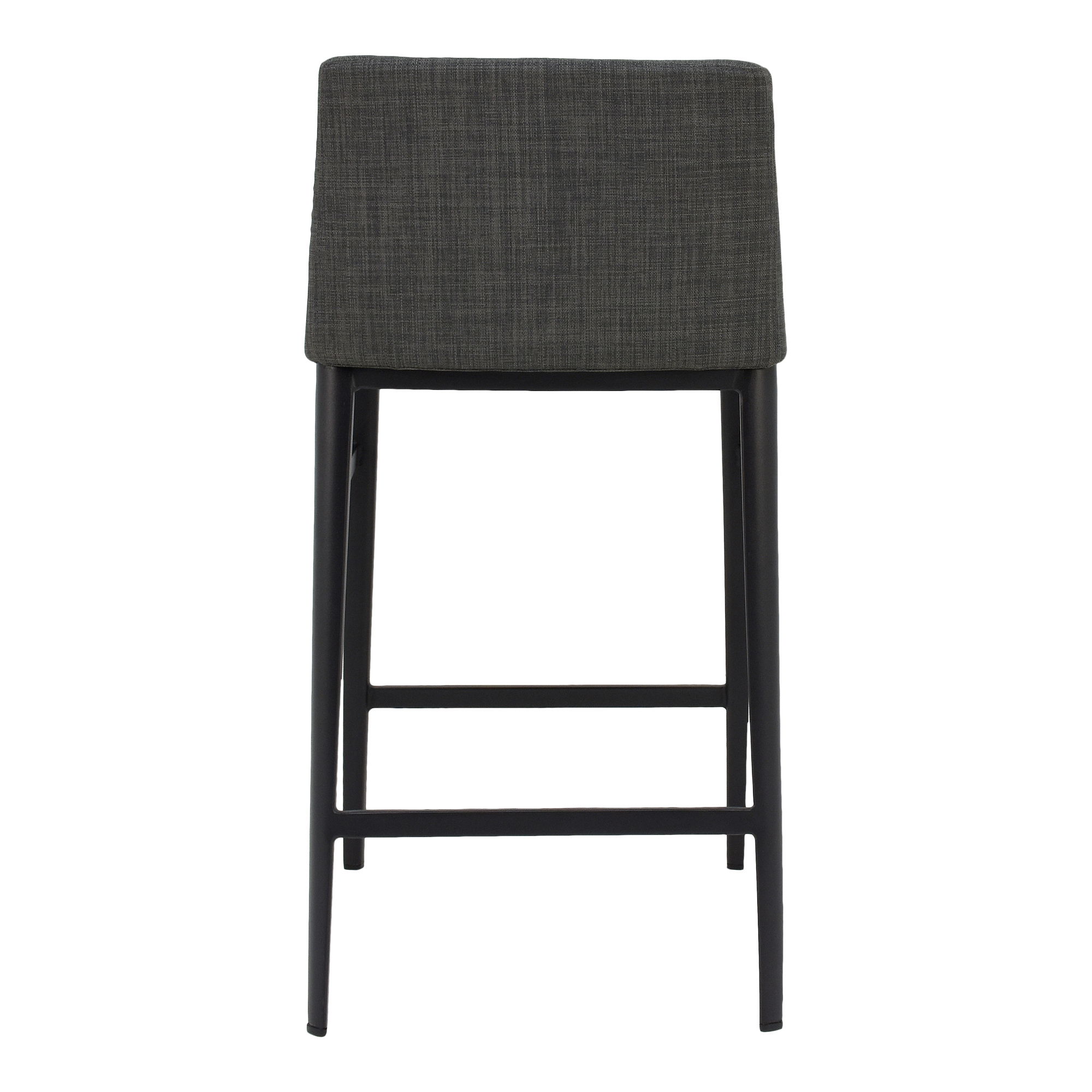 Baron Counter Stool Charcoal Grey, Counter & Bar Stool by Moe's Home, 17.5" width x 34" height x 20" depth View 3