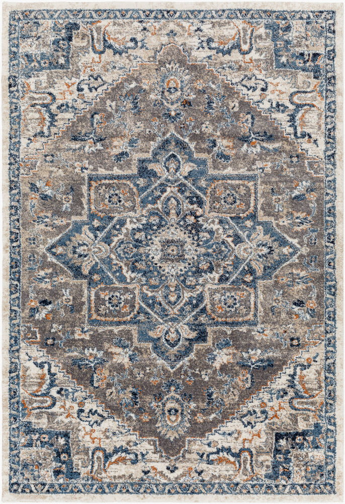 Tuscany Machine Woven Rug, by Surya, 7'2.61" length x 5'2.99" width