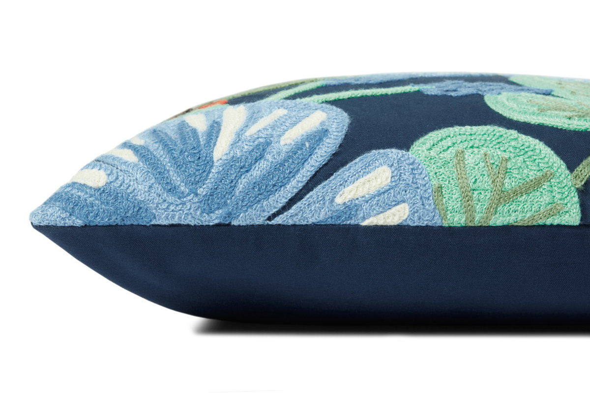 Rifle Paper Co. x Loloi No Name Pillow, Decorative Pillow, 18" length x 18" width View 2