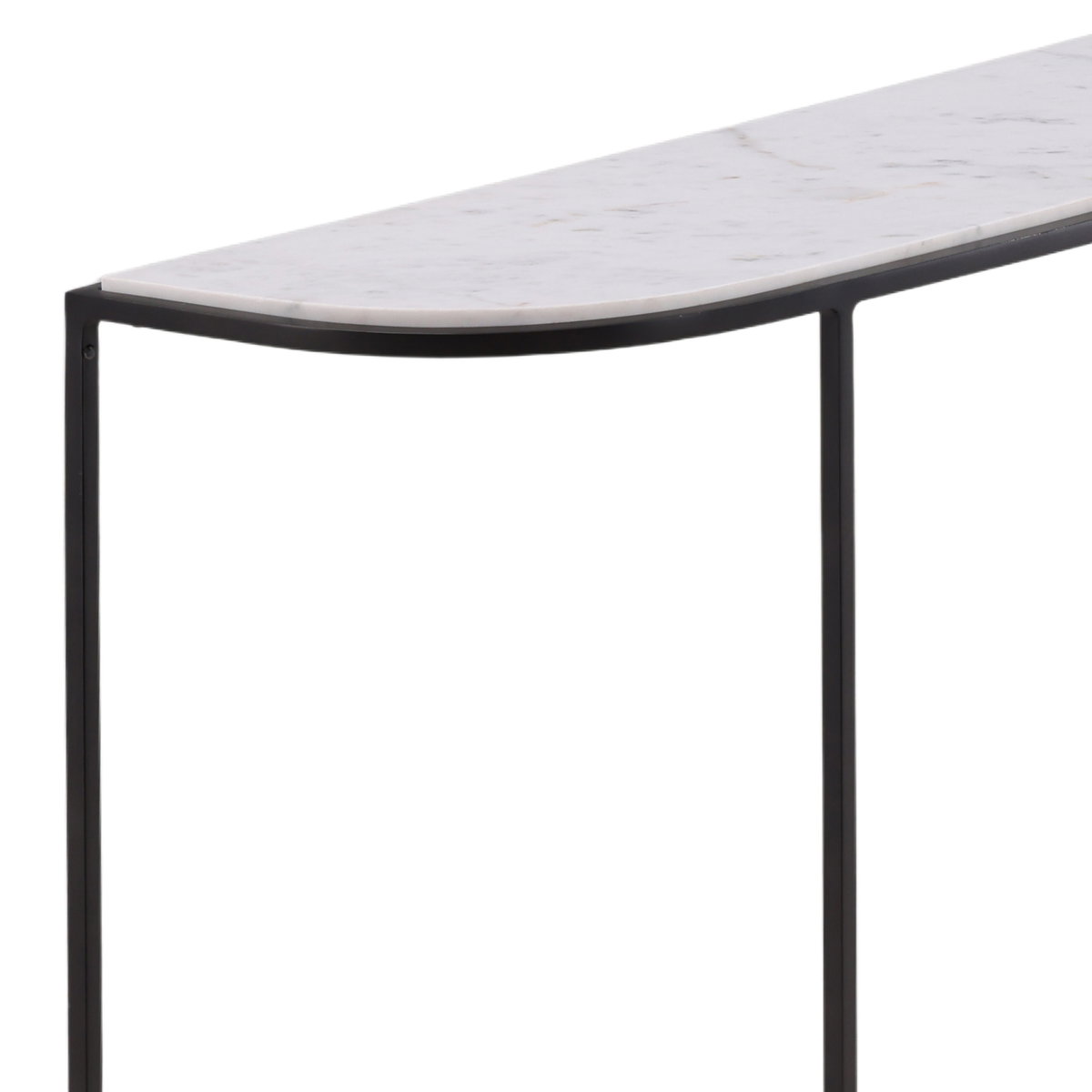 Brian Console Table White, by Dovetail, 43" width x 31.7" height x 11.4" depth View 5