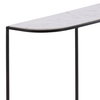 Brian Console Table White, by Dovetail, 43" width x 31.7" height x 11.4" depth thumbnail 5