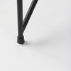 Leonidas 28.5L x 29.5W x 34.0H  Black Faux Leather Seat with Black Metal Frame Accent Chair thumbnail 14